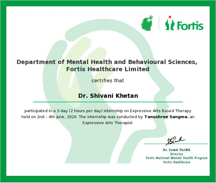 Department of mental health and behavioural